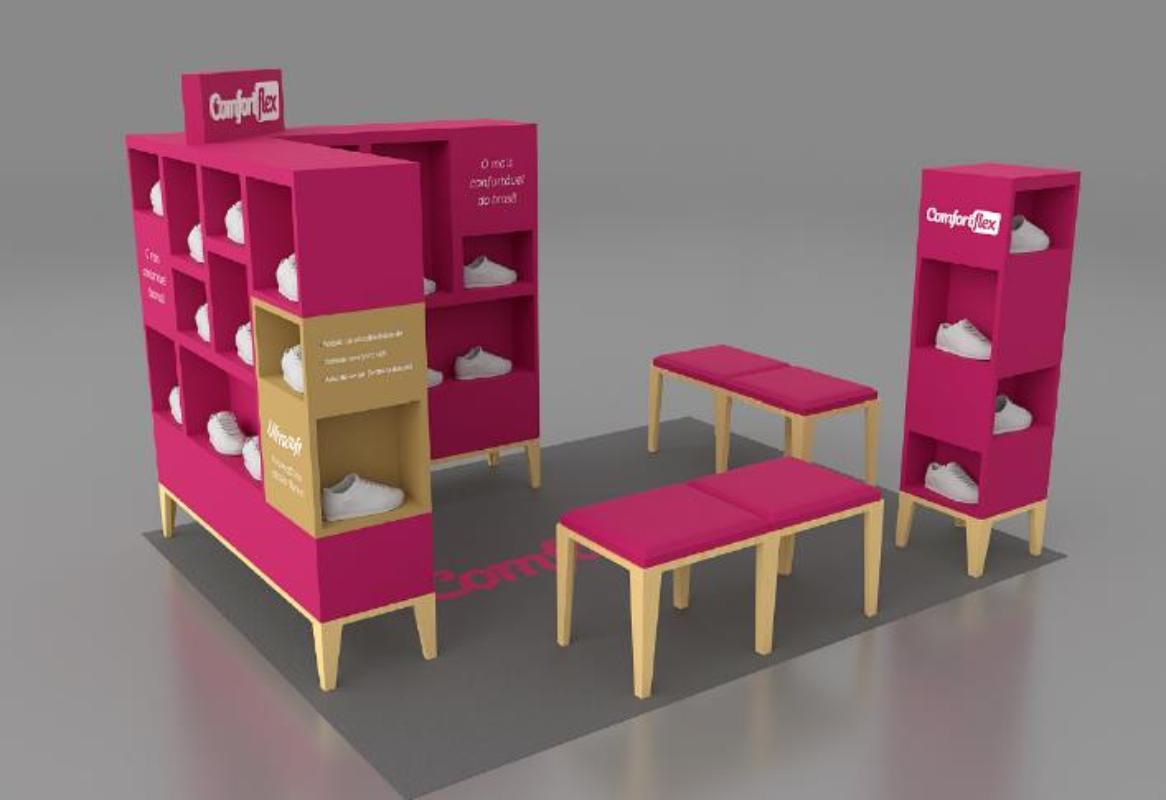 Projeto do mobiliário Comfortflex