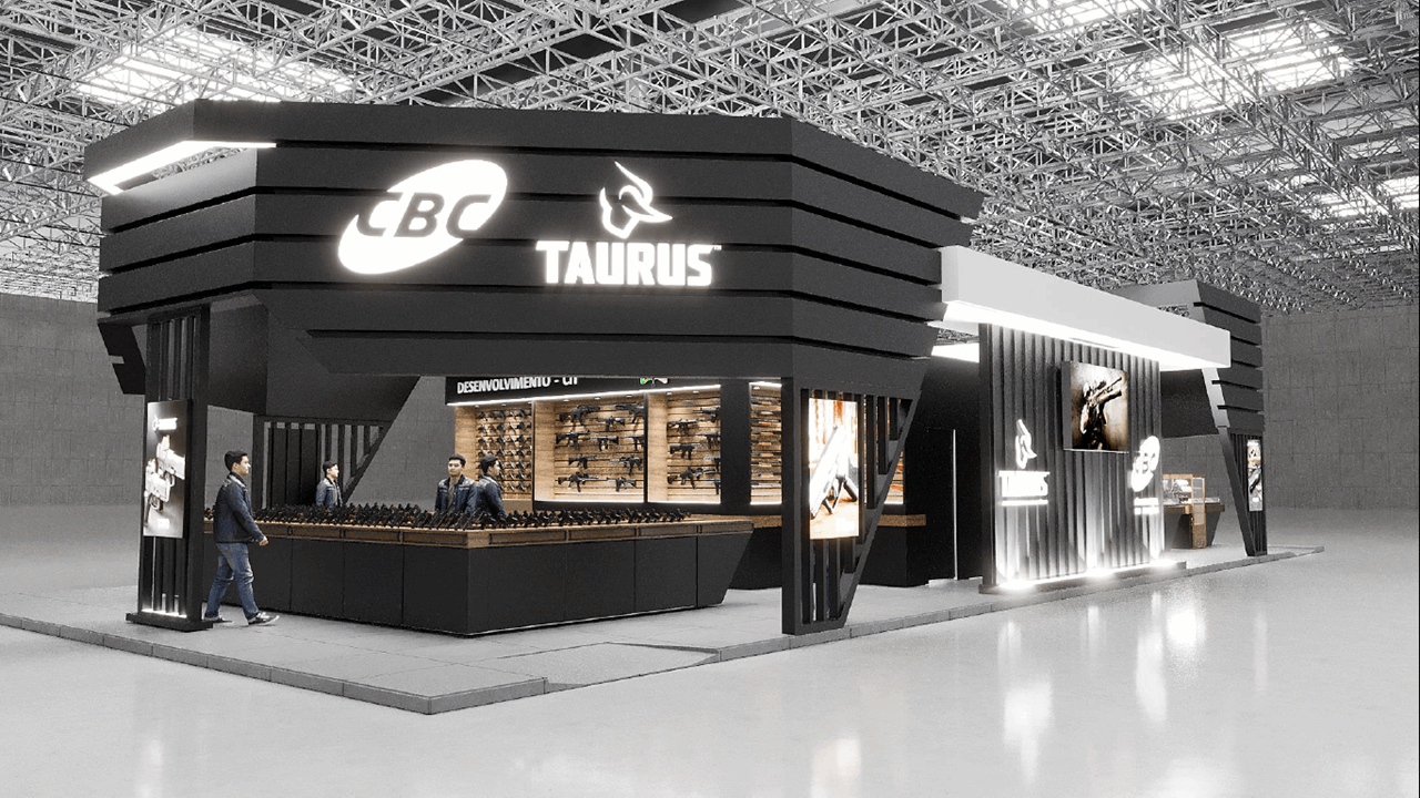 Projeto do estande Taurus
