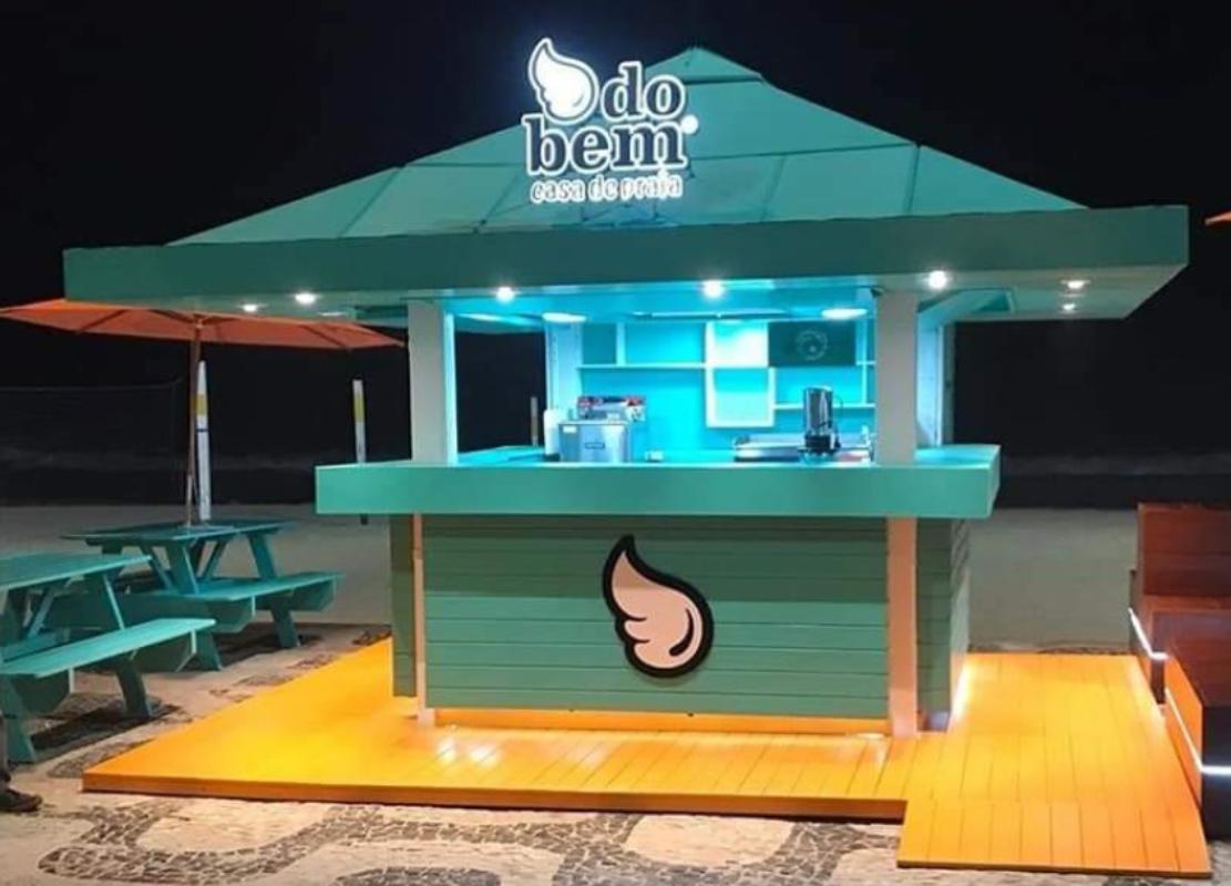 Quiosque do bem produzido para ativação